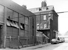 Rear of No. 192 Langsett Industries Ltd., cycle manufacturers, Infirmary Road and William Ellis and Sons Ltd., iron founders Lock Street