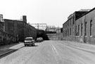 View: s21246 B. and J. Sippel Ltd., cutlery works, Sipelia Works, Lumley Street looking towards Railway Line near Victoria Station