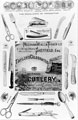Advert for Needham, Veall and Tyzack Ltd., cutlery manufacturers, Eye Witness Works, Milton Street