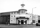 Tiffanys, junction of London Road and Boston Street, formerly The Lansdowne Picture Palace. Opened 1914. Canopy fitted 1937. Closed as a cinema 12 December 1940. In 1947 became a temporary Marks and Spencer. Known as Mecca, Locarno, Tiffanys and Pala