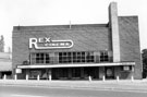 Rex Cinema, junction of Mansfield Road and Hollybank Road, Intake, prior to demolition. Opened 24 July 1939. Designed by Hadfield and Cawkwell, seated 1350. Closed December 1982 and demolished October 1983