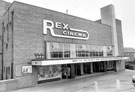 Rex Cinema, junction of Mansfield Road and Hollybank Road, Intake, prior to demolition. Opened 24 July 1939. Designed by Hadfield and Cawkwell, seated 1350. Closed December 1982 and demolished October 1983