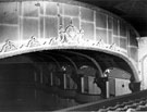 Interior of The Attercliffe Pavilion Cinema, Attercliffe Common showing from the balcony the private boxes
