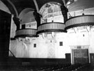 Auditorium showing the private boxes, The Attercliffe Pavilion Cinema, Attercliffe Common
