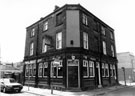 The Harlequin Inn (Barry Johnson licensee), Johnson Street (right) and Stanley Street (left) The Harlequin Inn (Barry Johnson licensee), Johnson Street (right) and Stanley Street (left)