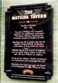 Plaque outside the Matilda Tavern, No. 100 Matilda Street. Named after William the Conqueror's wife, Matilda of Flanders