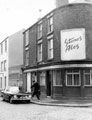Staffordshire Arms, No. 40 Sorby Street with a police guard after the murder of the landlord, George Arthur William Stocks