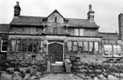 Cross Scythes Hotel, Baslow Road, Totley. Over 300 years old, it was first opened by a farmer and scythe maker named Samuel Hopkinson. Used as a temporary church until a church was built in the area