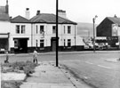 Burgoyne Arms, No. 246 Langsett Road taken from Greaves Street showing Mayfair Motors, car dealers