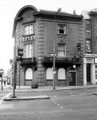 The Boulogne public house, Nos. 28 - 30, Waingate, at junction of Castlegate, after fire. Previously Bull and Mouth Public House, also known as Tap and Spile and Tap and Barrel. Opened 1790s