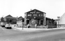 The Royal Oak public house (latterly John Heath and Sons, Hollinsend Funeral Home), junction of No. 354 Mansfield Road and Hollinsend Road. Wesleyan Methodist Chapel in background