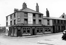 Derelict Sheldon Hotel, former Old Albion public house, Nos. 242 - 244 Hanover Street at junction of Bangor Street
