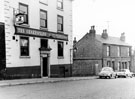 The Shakespeare public house (latterly the Ye Olde Shakespeare Inn and the Brothers Arms public house), No.106, Well Road, Heeley, off Gleadless Road, prior to demolition of terraces.