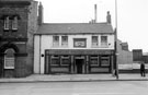 Greyhound Inn, No. 822 Attercliffe Road, next to Atterclffe Baths (extreme left)