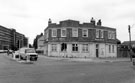 The Royal Hotel, No. 2 Bradfield Road and the junction with Penistone Road looking towards