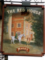 View: s22097 Sign at The Red House public house, No.168 Solly Street