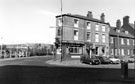View: s22102 Commercial Hotel, No. 3 Sheffield Road and junction of Weedon Street with Wincobank Hill in the background