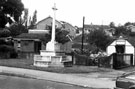 Ecclesall War Memorial, corner of Weetwood Drive and Ecclesall Road South. Corker Bros., monumental masons, right
