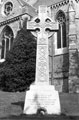 War Memorial in the grounds of St. John C. of E. Church Ranmoor, No. 5 Ranmoor Park Road