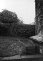 Stone sarcophagus, Beauchief Hall, 1934, removed from Beauchief Abbey