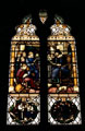 'Robert Sanderson goes to school at Rotherham', Window in the Chapter House of Sheffield Cathedral