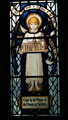 Window in the Processional Corridor, Sheffield Cathedral. Window by Christopher Webb and was given to the vergers of the Diocese.