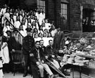 Local school children at Woodhouse Junior School, Station Road, entertaining troops wounded in 1914-1918 war