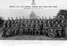 Officers of the 67th (Sheffield) Battalion, West Riding Home Guard at Hallamshire Golf Club