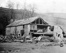 Sheffield Flood, remains of F. Shaw and Co., wire drawers, Damflask Wire Mill, River Loxley