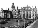 Town Hall and St. Paul's Gardens from Norfolk Street showing cleaned stonework