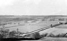 Loxley Chase from Spout Lane, looking north west. Rowel Lane, centre, and Loxley Grange, on right. Old Wheel Farm, far left, in distance. Loxley Road in background