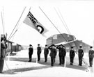 Lowering the flag as the Royal Auxiliary Air Force prepare to leave R.A.F. Norton Lowering the flag as the Royal Auxiliary Air Force prepare to leave R.A.F. Norton