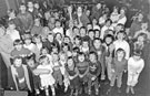 Christmas party at the Comrades Club for Dinnington miners children