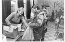Food parcels for miners at Beighton Miners Welfare Club, No. 52a High Street, Beighton
