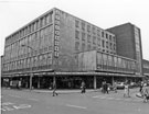 John Atkinson Ltd., department store, Nos. 78 - 82 The Moor showing (right) junction with Holy Green
