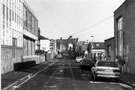 General view of Arundel Street looking towards Sheffield Polytechnic showing The Lord Nelson Inn, Nos.166-168 at the junction of Earl Street
