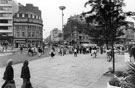 Town Hall Square from outside the Town Hall looking towards Leopold Street