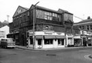 No. 36 Charles Constantine Ltd., wholesale ironmongers, Carver Street; Nos. 30 Xtravaganza, continental shoes; 26-28, Madame Marie (Milliners) Ltd.; 24, The Flower Kiosk; 22, Jeff's Curios and 20, J. Fantham, hairdressers, Division Street