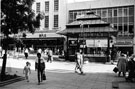 The Bandstand on the The Moor with British Home Stores; GT News; 61, Visionhire and 63, Fashion Craze in the background