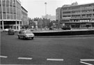 View: s23259 Peter Robinson Ltd., Nos. 51 - 57 High Street and The Hole in the Road, Castle Square showing Nos. 50 Bunker and Pratley Ltd; 48 Wm. Hobson and Sons, outfitters; 46 Blaskeys (Wallpapers) Ltd. and 22 Clerical Medical and General Life Assurance