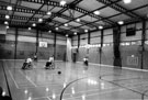 View: s23376 Basketball in the Spinal Unit gymnasium, Lodge Moor Hospital
