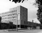 View: s23484 Maternity Block with Ante Natal Clinic, Special Care Baby Unit and Gynaecology Ward, Nether Edge Hospital, opened 1969