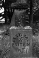 Festival of Britain, 1951 commemorative stone, Grenoside Hospital Annexe (former Isolation Hospital) Saltbox Lane