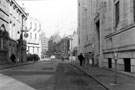 View: s23772 Surrey Street looking towards the Town Hall Extension (known as the Egg Box (Eggbox)), with The Surrey  public house left and the Central Library right