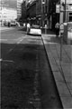 Surrey Street from Tudor Square looking towards Leopold Street showing the parking meters Surrey Street from Tudor Square looking towards Leopold Street showing the parking meters