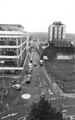 Elevated view of Cambridge Street looking towards Pinstone Street from the City Hall showing Cole Brothers Department Store left and demolished properties Nos 2-16 Elevated view of Cambridge Street looking towards Pinstone Street from the City Hall showing Cole Brothers Department Store left and demolished properties Nos 2-16