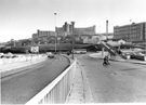 View: s23859 Commercial Street looking towards Park Square roundabout; Hyde Park Flats and Park Hill Flats (left)