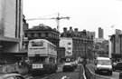 Junction of High Street; Haymarket (left); Fitzalan Square (right) and Commercial Street looking towards Hyde Park Flats Junction of High Street; Haymarket (left); Fitzalan Square (right) and Commercial Street looking towards Hyde Park Flats
