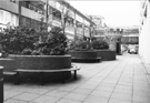 Raised flower beds, Exchange Street looking towards Castle Street