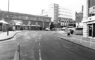 Sheaf Market (left) and Street Market Stalls, Exchange Street looking towards Sheaf Market